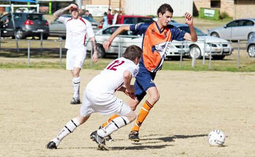 Brett Sinkins (12) in action for Warwick against South Hawks. Brett Sinkins (12) in action for Warwick against South Hawks.